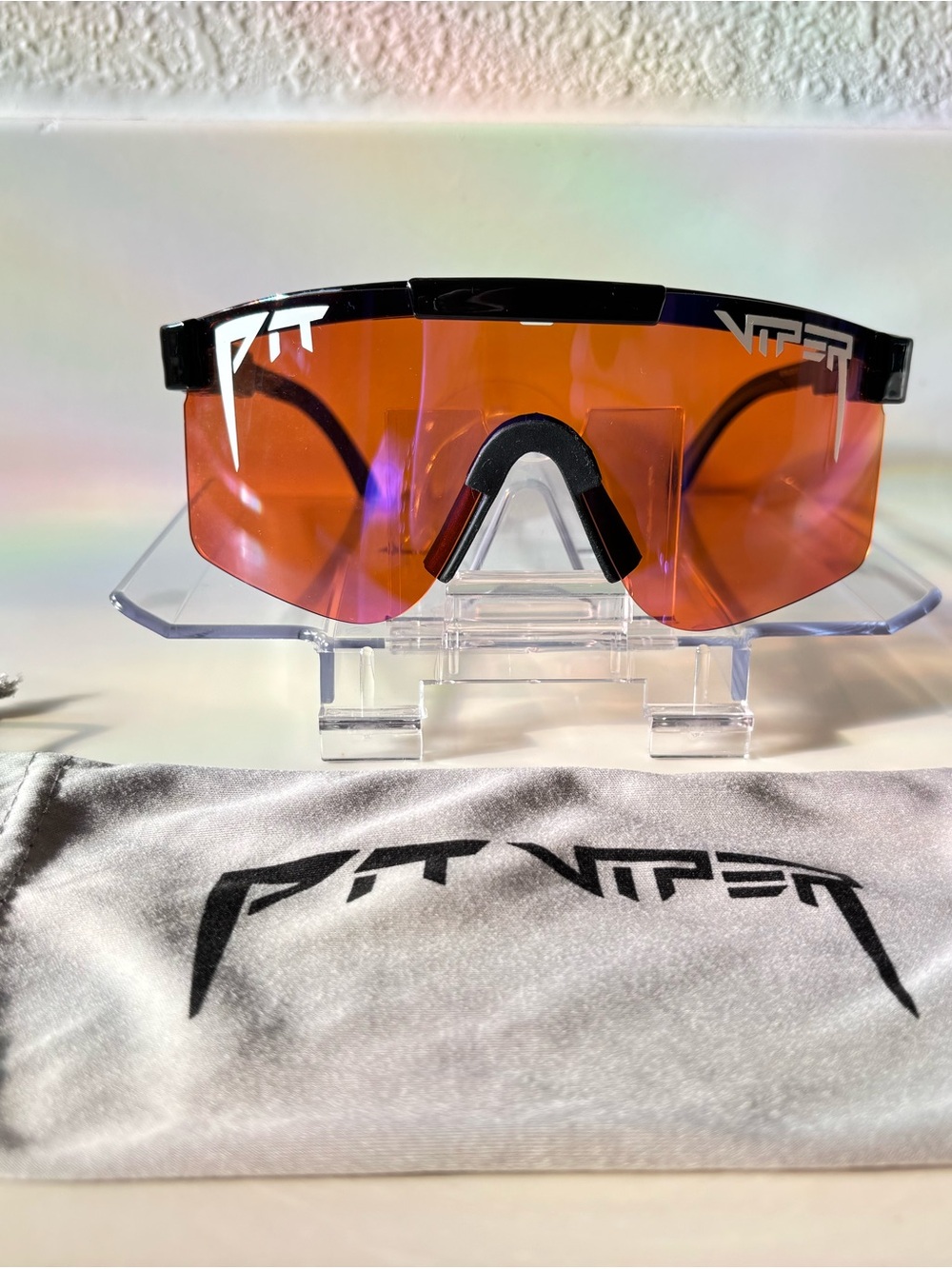 Pit Viper Royal Load Frameless Safety Glasses Amber Lens Anti-Reflective